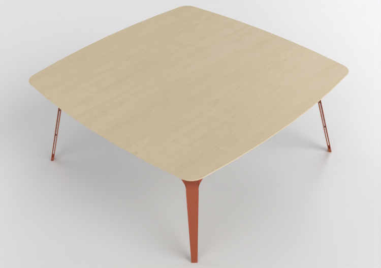 Mesas 3D - Mesa de almoço em madeira - Artzzi - Yuna - ACCA...