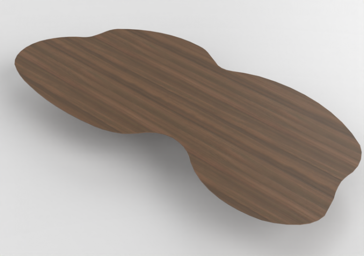 3D Tisch - Kaffeetisch aus Holz - Artzzi - Litoral d’agua -...
