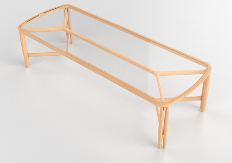 3D Tables - Glass dining table - Artzzi - Miter - ACCA...
