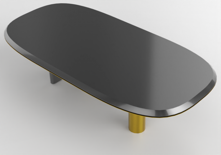 Mesas 3D - Mesa comedor de metal - Artzzi - Panamera - ACCA...
