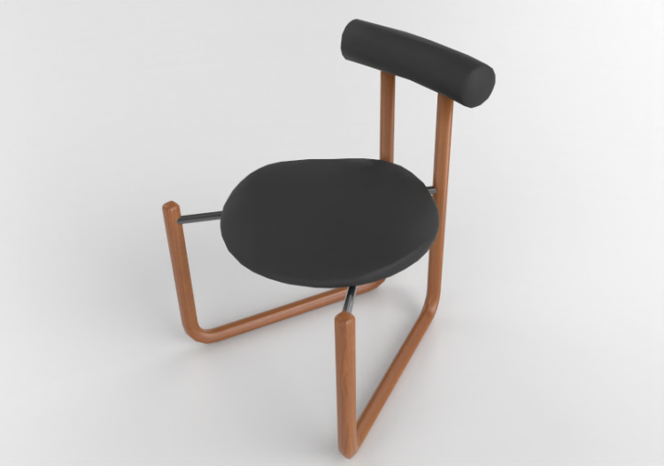 Chaises 3D - Chaise en cuir - Artzzi - Ponto - ACCA...
