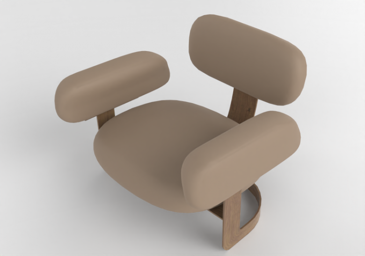 Poltronas y Sofás 3D - Poltrona de piel - Artzzi -...