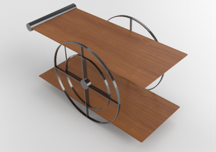 3D Zubehör - Barwagen aus Holz - Artzzi - ACCA software