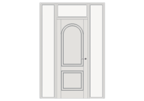 3D Fixtures - Embossed D[R] 1HDL[2P_AR]+2SDLGT+1OVPAN