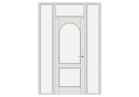 3D Fixtures - Embossed D[R] 1HDL[2V_AR]+2SDLGT+1OVPAN