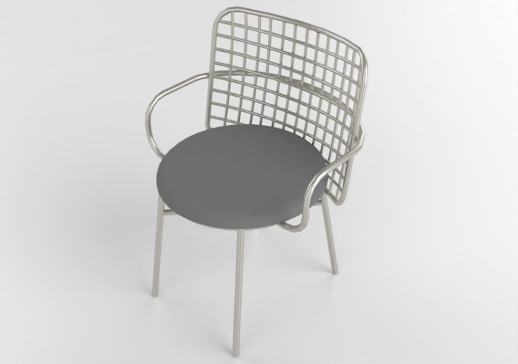 3D Stühle - Metallstuhl - Artzzi - Baeza - ACCA software