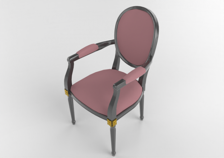 Cadeira 3D - Cadeira de madeira envernizada - Artzzi - 54 -...