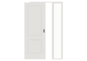 Esquadria 3D - Almofadada P[R] 1FCS[2P]+1BANDLAT