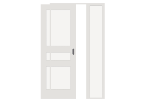 Esquadria 3D - Almofadada P[R] 1FCS[3V]+1BANDLAT