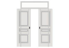 三维窗扉 - ?? D[R] 2SDL[3P]+1OVPAN