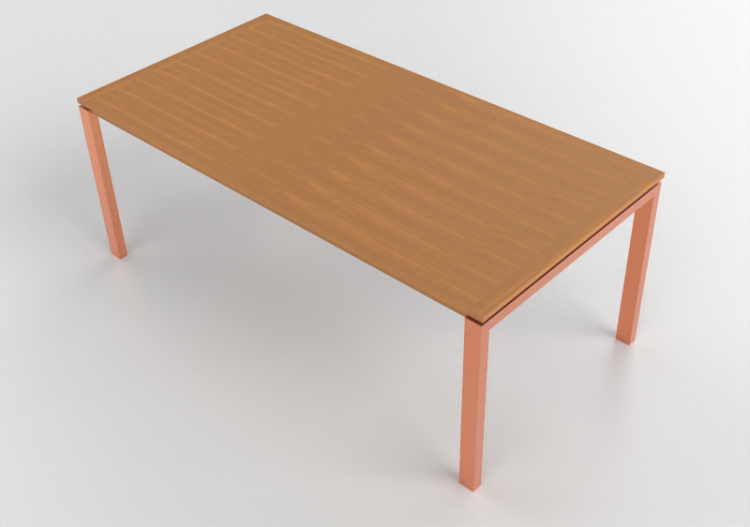 Mesas 3D - Mesa de madeira - Artzzi - Arena - ACCA software