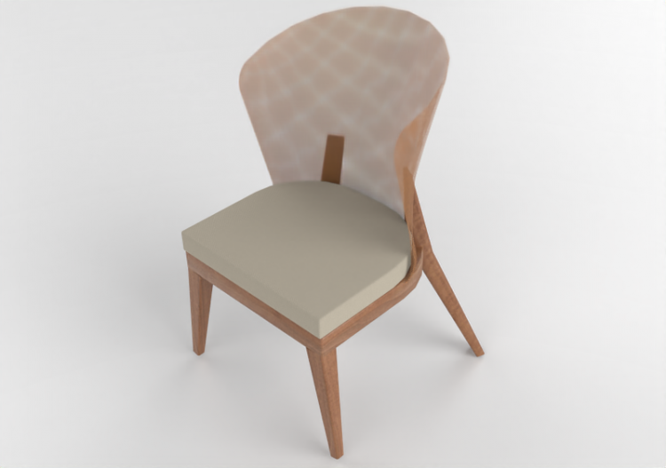 Sillas 3D - Silla de madera - Artzzi - Luna - ACCA software