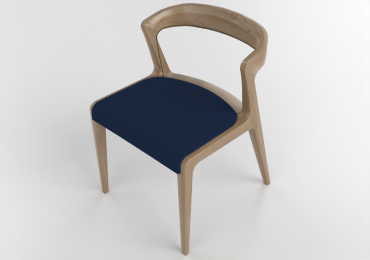 Chaises 3D - Chaise en bois - Artzzi - Eva - ACCA software