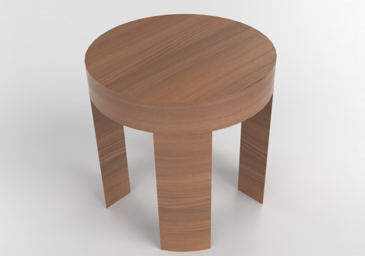 Sillas 3D - Taburete de madera - Artzzi - Belmonte - ACCA...