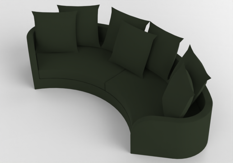 3D Sessel und Sofas - Stoffsofa - Artzzi - Moon - ACCA...