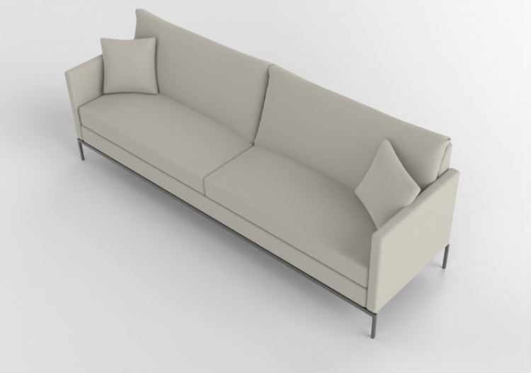3D Sofa - Fabric Sofa - Artzzi - Athos - ACCA software