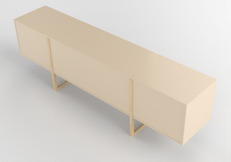 3D Furniture - Buffet in lacquered wood - Artzzi - Line -...