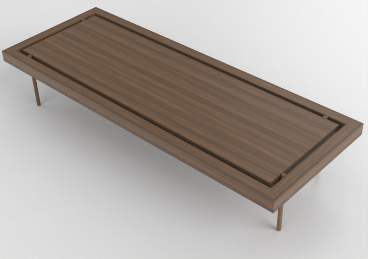 3D Tisch - Couchtisch aus Holz - Artzzi - Frame - ACCA...