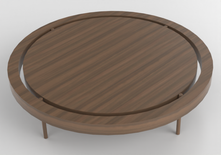 Tables 3D - Petite table en bois - Artzzi - Frame - ACCA...