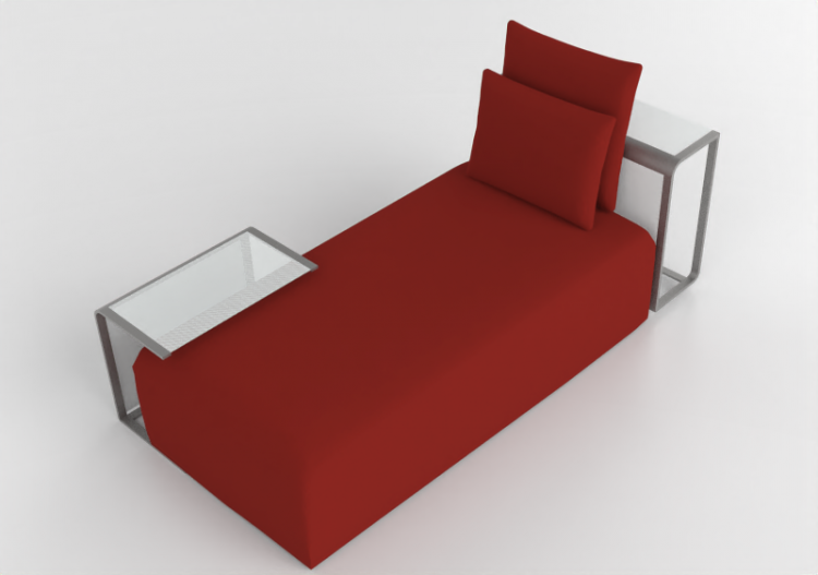 Divans 3D - Petit canapé en tissu - Artzzi - Mare - ACCA...