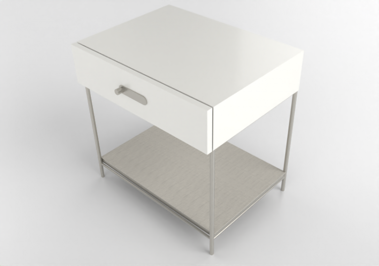 3D Beds - Wooden bedside cabinet laccato - Artzzi - Boho -...