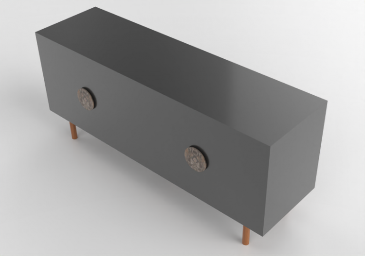 Mobili 3D - Buffet in legno laccato - Artzzi - Identidade -...