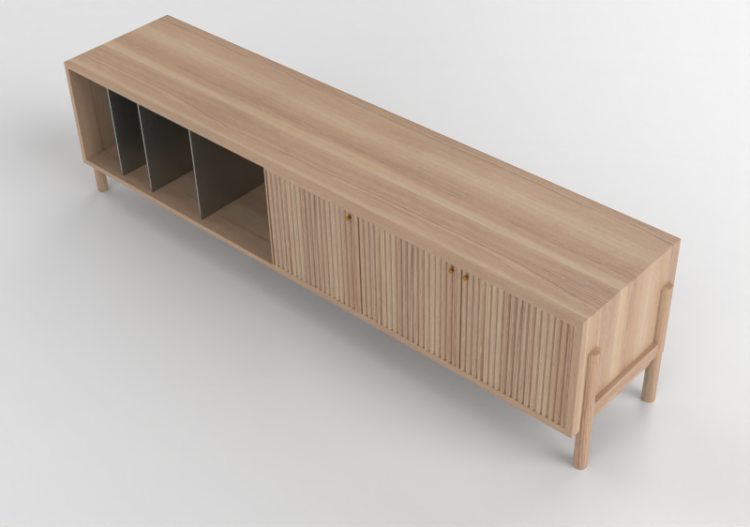 3D Furniture - Wooden Buffet - Artzzi - Bonfirm - ACCA...