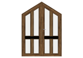 Esquadria 3D - Cl&aacute;ssica P[DT] 2FB[4V]