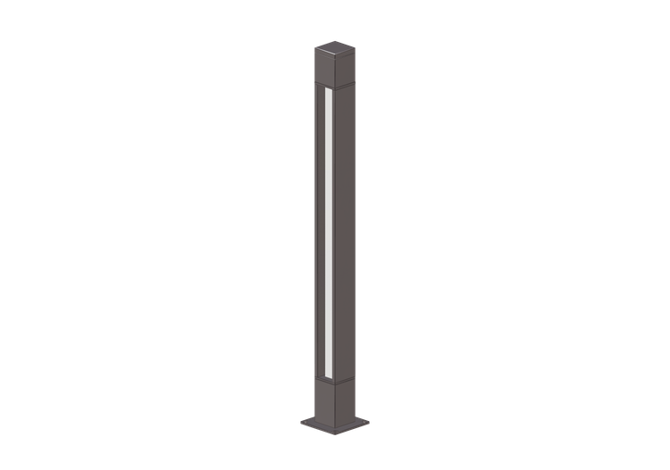 3D Garden lamp posts - Post lamp - Platek - Tetra Parco 190... 3D Garden lamp posts - Post lamp - Platek - Tetra Parco 190...