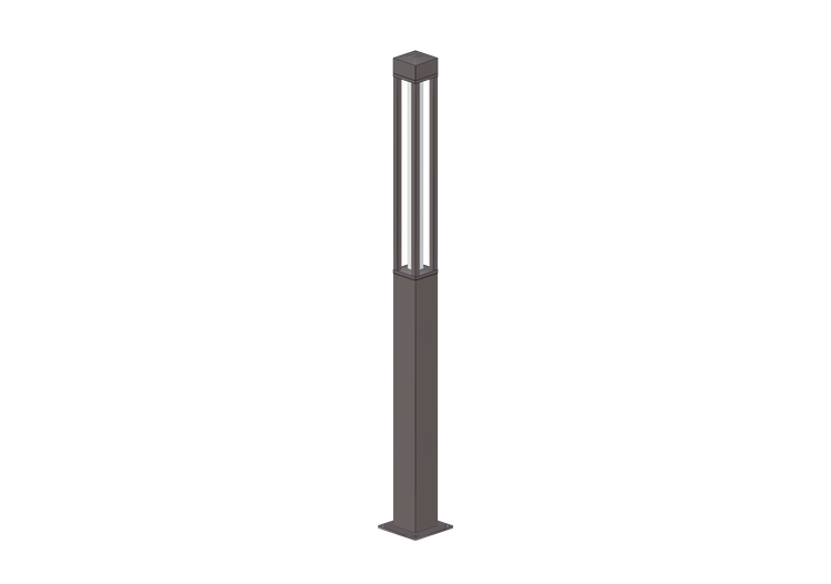Farola jardín 3D - Lámpara de poste - Platek - T4 220 -... Farola jardín 3D - Lámpara de poste - Platek - T4 220 -...
