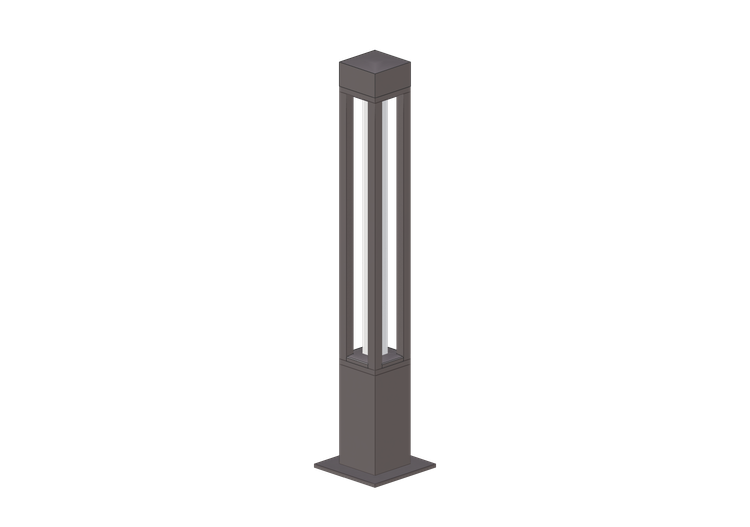 3D Garden lamp posts - Post lamp - Platek - T4 120 -... 3D Garden lamp posts - Post lamp - Platek - T4 120 -...