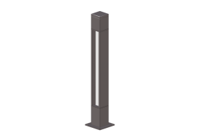 Farola jard&iacute;n 3D - L&aacute;mpara de palo - Platek - Tetra Parco 130 - 5035611