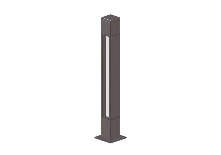 3D Garden lamp posts - Post light - Platek - Tetra Parco... 3D Garden lamp posts - Post light - Platek - Tetra Parco...