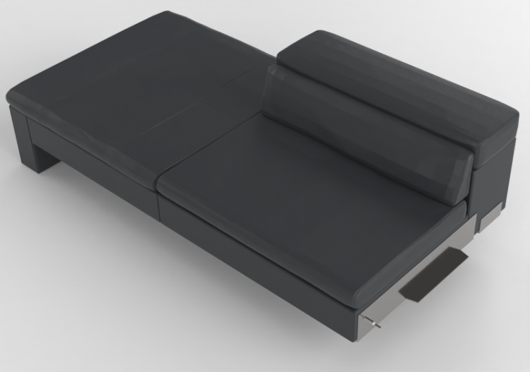 3D Sofa - Divano in pelle - Jori - Shiva - BS192L - ACCA...