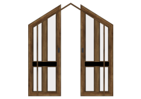 3D T&uuml;r/Fenster - Klassisch T[DT] 2VST[4G]