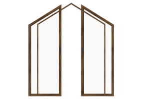 3D T&uuml;r/Fenster - Klassisch T[DT] 2VST[AG]