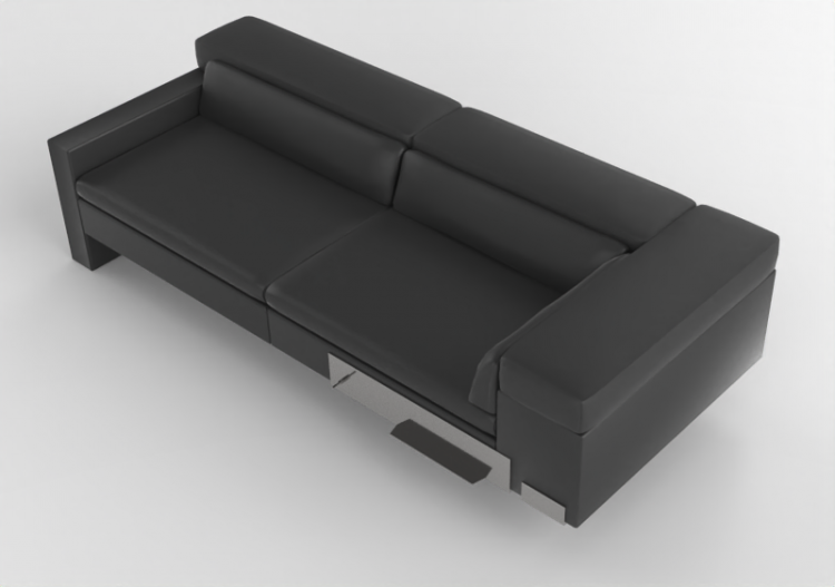 3D Sofa - Divano in pelle - Jori - Shiva - CS231L - ACCA...
