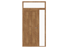 Esquadria 3D - Contramarco P[R] 1FB[2PV]+1BANDLAT+1BAND