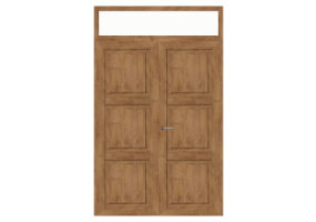 3D T&uuml;r/Fenster - Rahment&uuml;r T[R] 2DF_SYM[3P]+1OBL