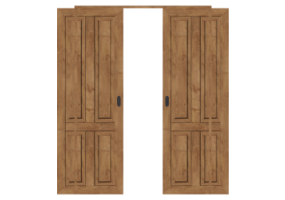 Menuiseries 3D - Corniche P[R] 2BVS_SIM[4P]