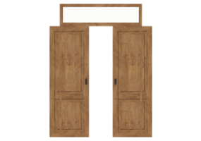 Menuiseries 3D - Corniche P[R] 2BVS_SIM[2PO]+1SPRLC