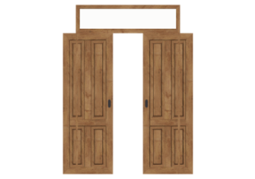 Esquadria 3D - Contramarco P[R] 2FCS_SIM[4P]+1BAND