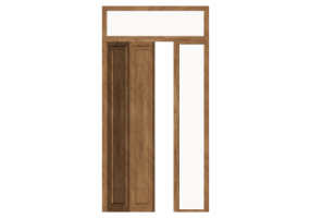 Esquadria 3D - Contramarco P[R] 1AL[2P]+1BANDLAT+1BAND