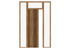 3D T&uuml;r/Fenster - Rahment&uuml;r T[R] 1FT[4P]+2SL+1OBL