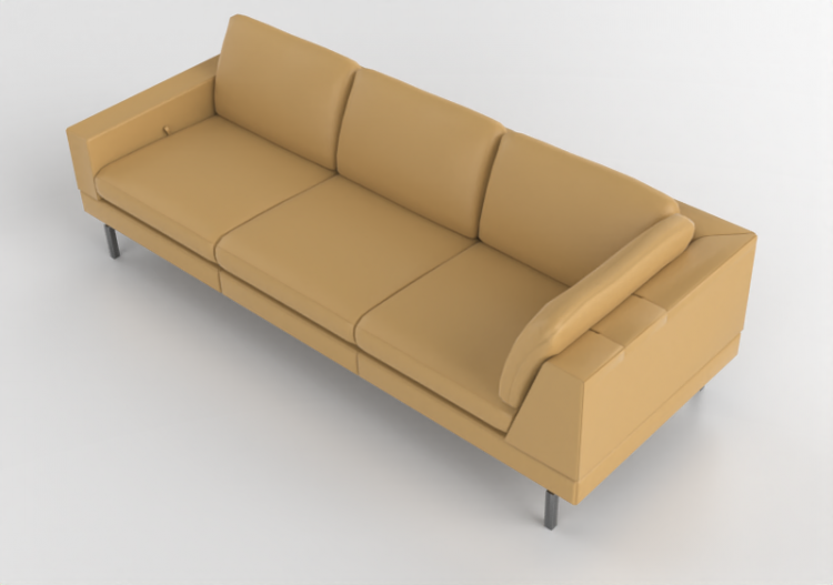 3D Sofa - Divano in pelle - Jori - Tigra Jr - CS245AL -...