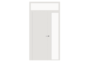3D T&uuml;r/Fenster - Modern T[R] 1DF[1P]+1SL+1OBL