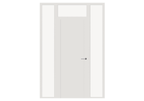 3D T&uuml;r/Fenster - Modern T[R] 1DF[1P]+2SL+1OBL