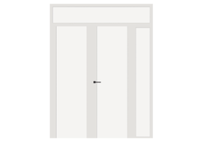 Esquadria 3D - Moderna P[R] 2FB_SIM[TV]+1BANDLAT+1BAND
