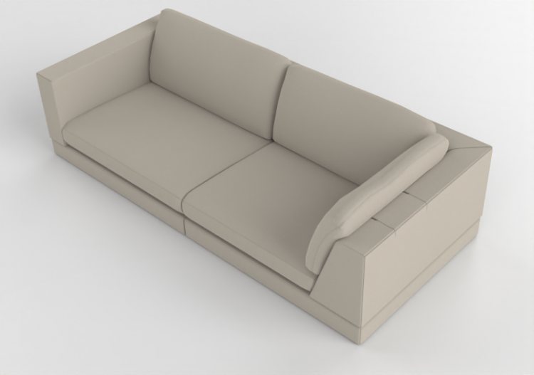 3D Sofa - Divano in tessuto - Jori - Tigra Jr - CS210AL -...