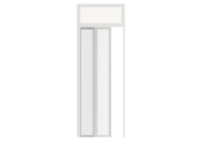 Infissi 3D - Moderna P[R] 1AL[2V]+1SPRLC